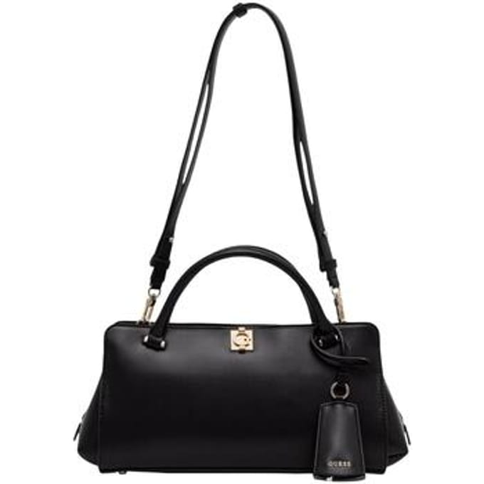GUESS schoudertas handtas Audrey Girlfriend Satchel Black zwart