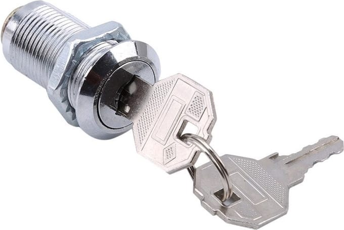 Locker slot - Kantelslot - 30mm - Unieke sleutels