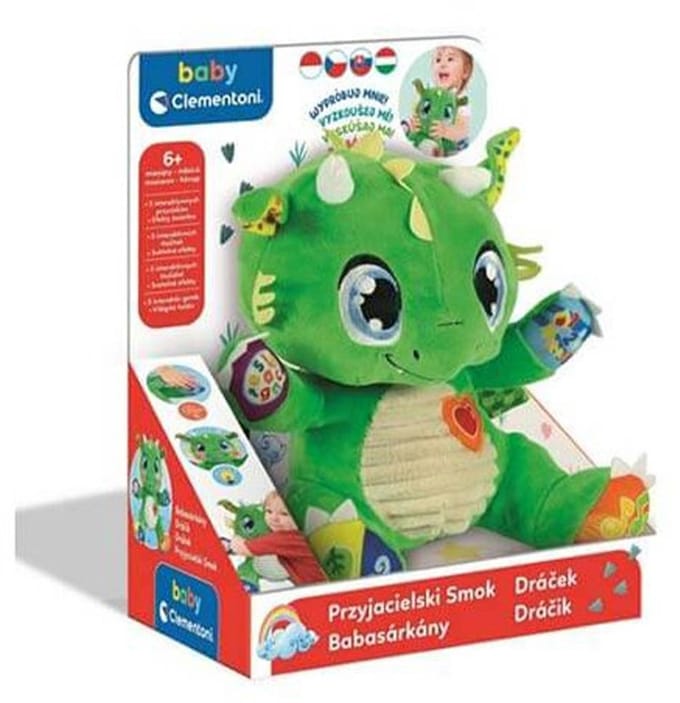 Dragon Smoky Interactieve Babyknuffel Clementoni