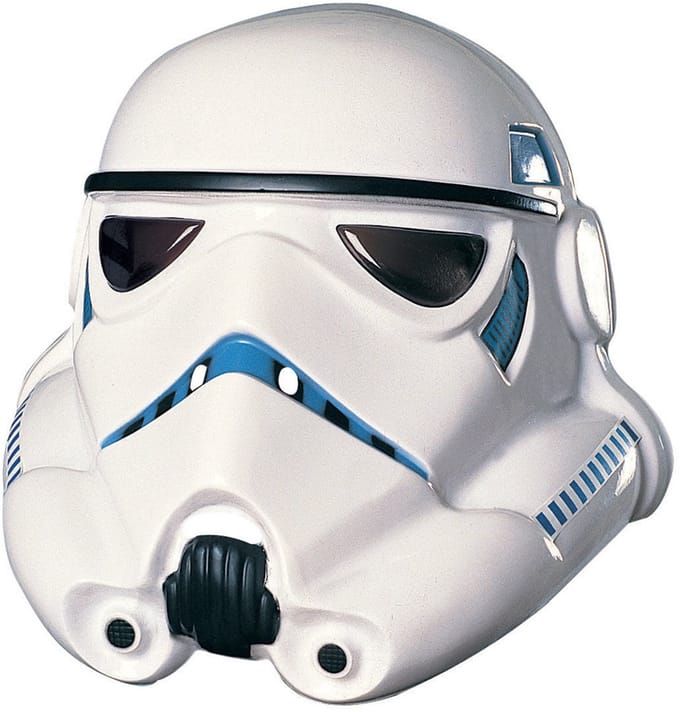 RUBIES UK - Stormtrooper Star Wars masker voor volwassenen