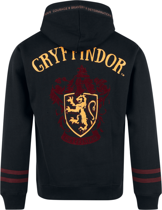Harry Potter Trui met capuchon - Gryffindor - House Crest - M - voor Mannen - zwart