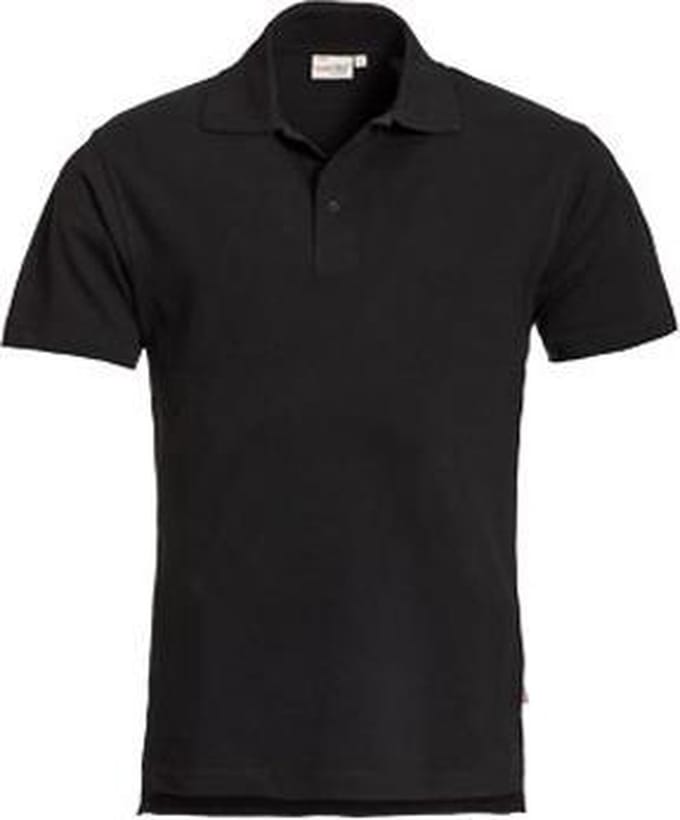 Santino Poloshirt Ricardo Zwart maat S