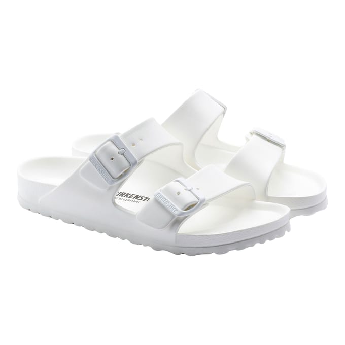 Birkenstock - Maat 38 - Arizona EVA Dames Slippers Small fit - White