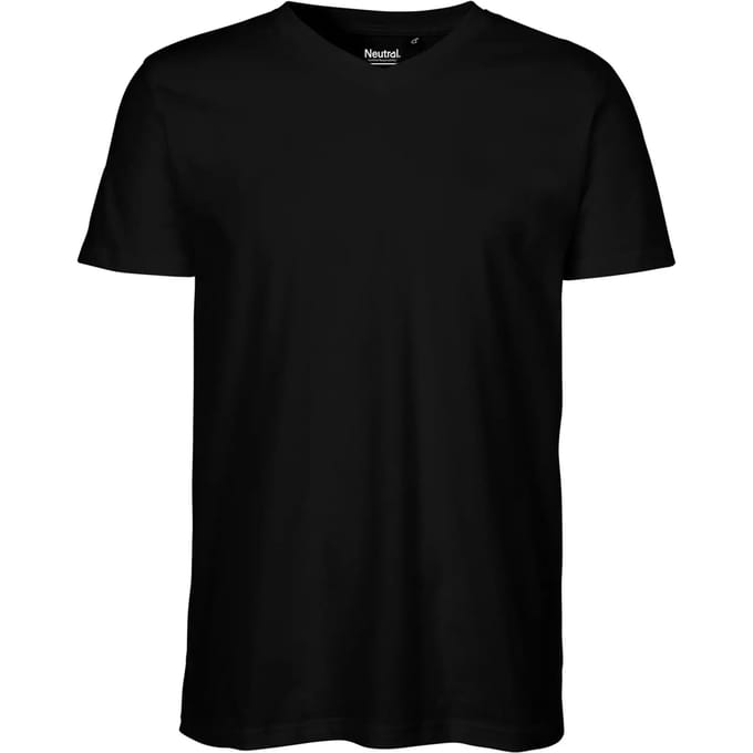 Neutral Men´s V-Neck T-Shirt NE61005 - Black - S