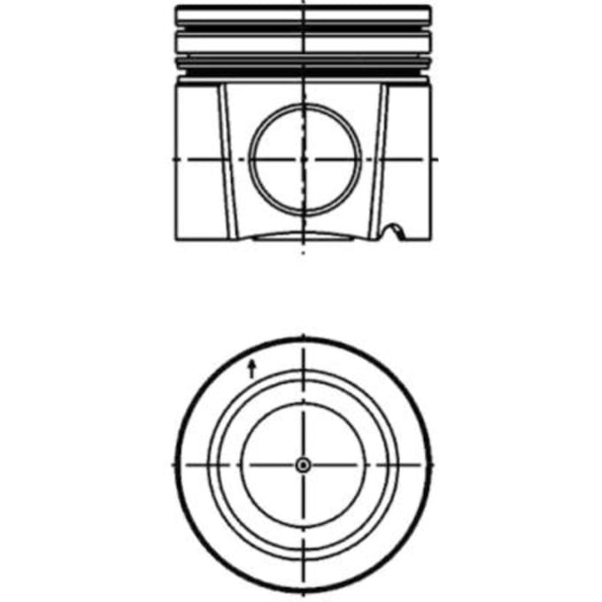 Reparatieset, zuiger/cilinder voering KOLBENSCHMIDT 40310960