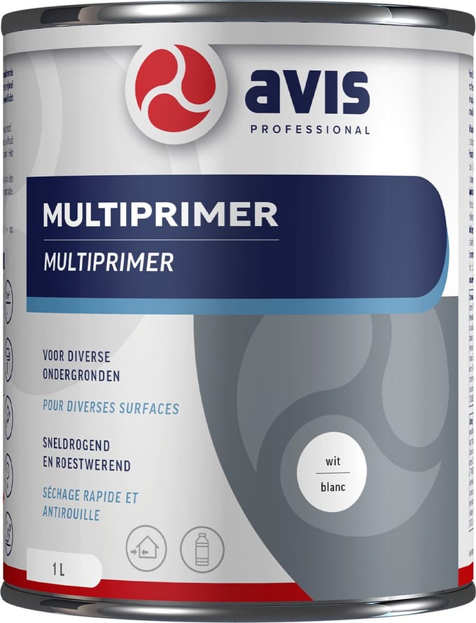 Avis Multiprimer - Wit - 1 ltr