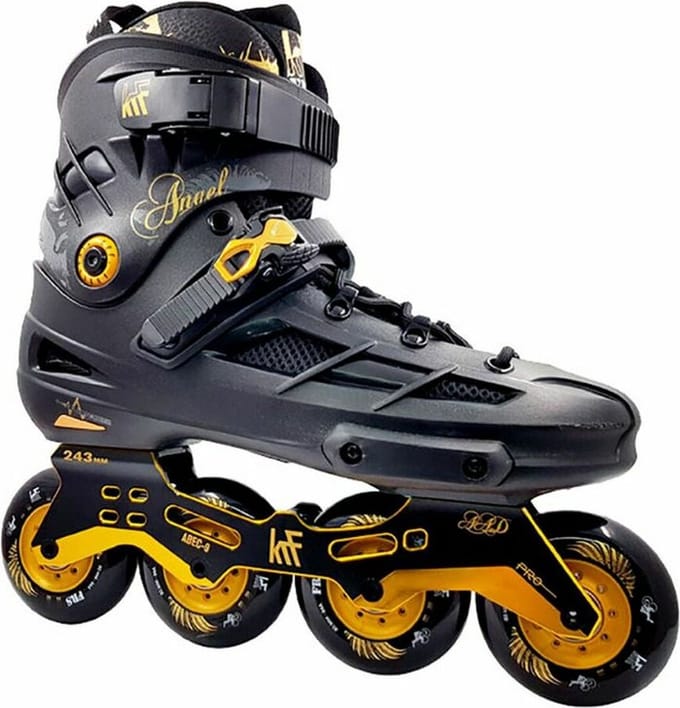 Inline Skates KRF Freeskate Ange Black Adults