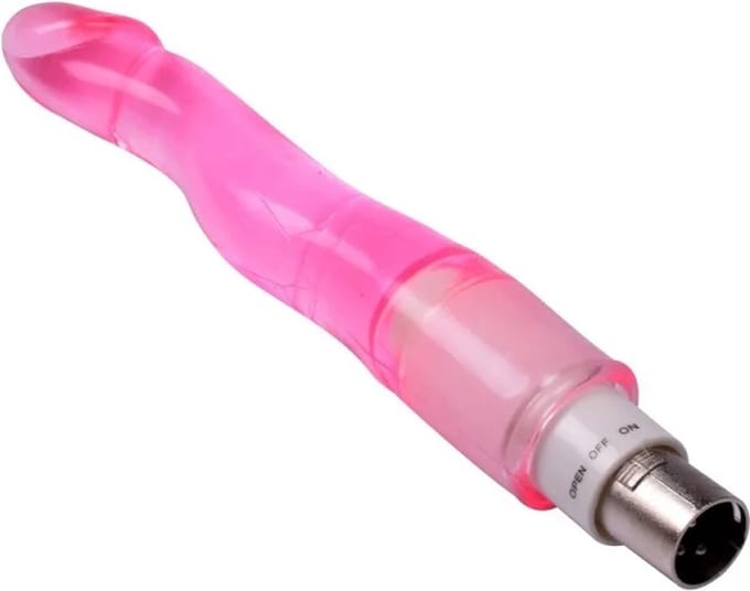 3XLR Anale dildo met kromming voor Auxfun Basic Seksmachine