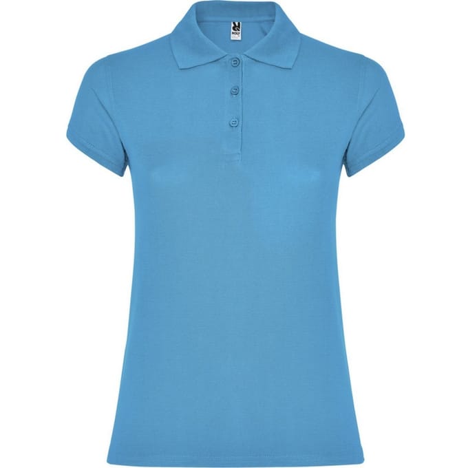 Roly Dames/Dames Ster Poloshirt (Turquoise)