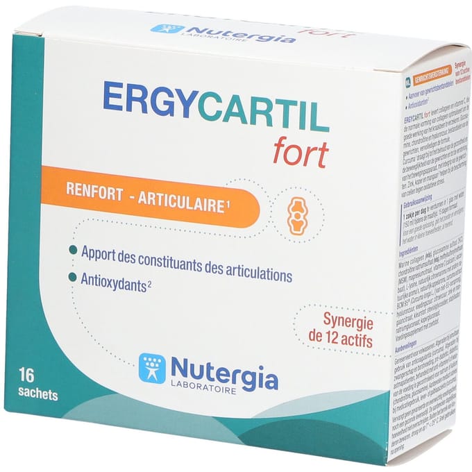 Nutergia Ergycartil Fort Sachets (16 stuks)