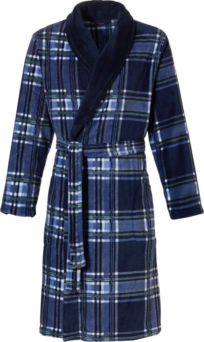 Pastunette – Checkered Pattern – Kamerjas – 73222-622-0 – Dark Blue - S