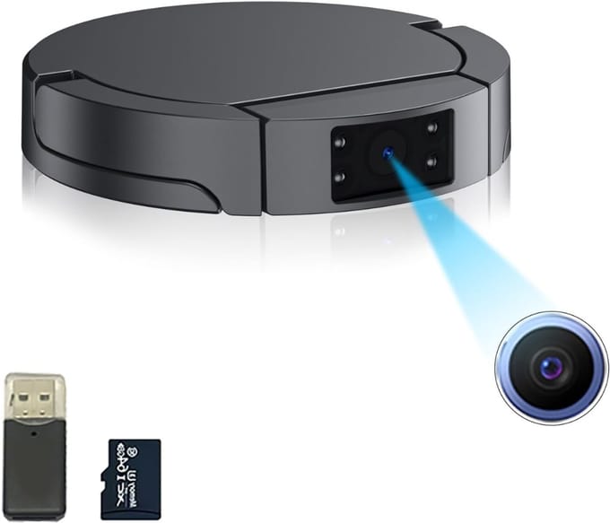 CRLYN® Verborgen Camera - Spy Camera - Spionage - Zwart