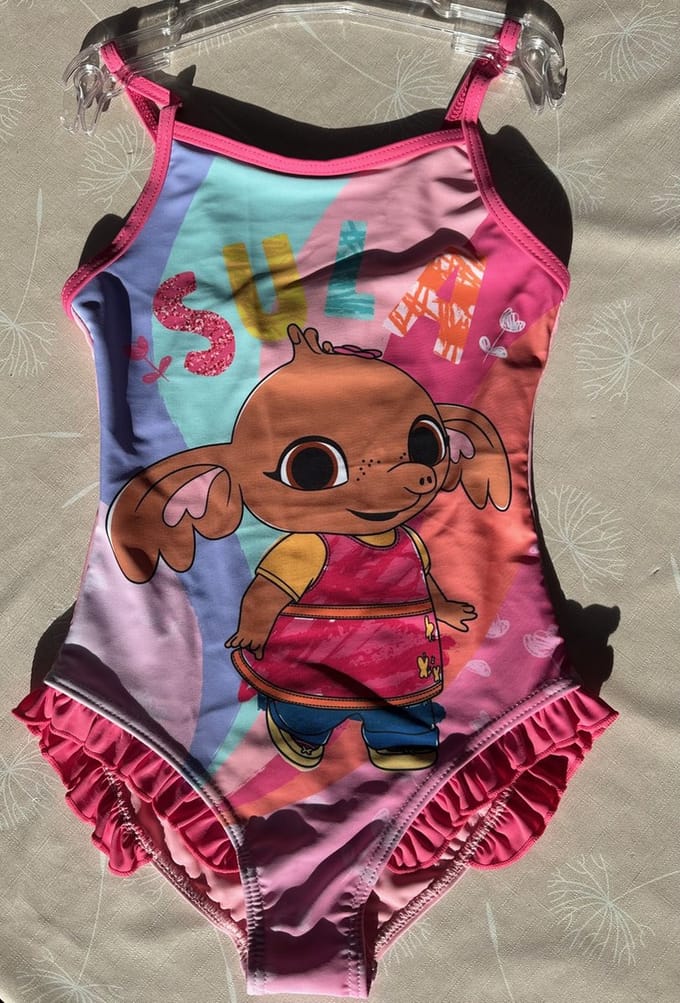 Bing Bunny Badpak - Konijn Zwempak - Sula. Roze. Maat 110 cm / 5 jaar