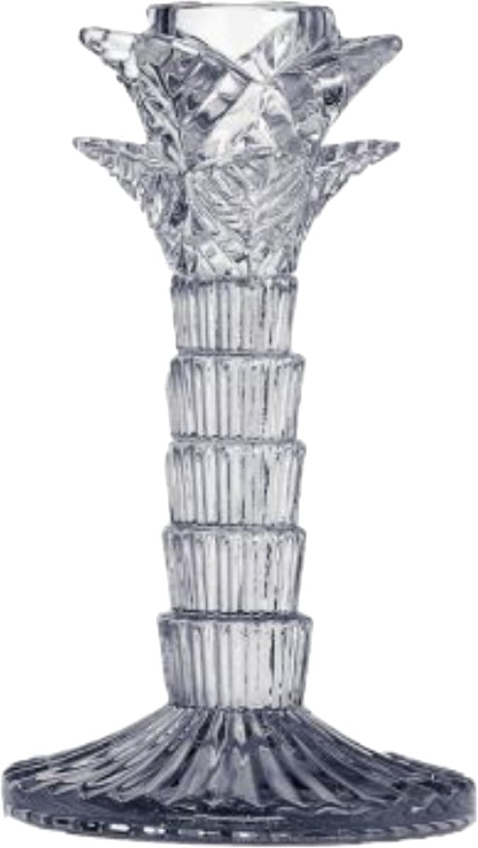 Kandelaar palmboom grijs 16cm
