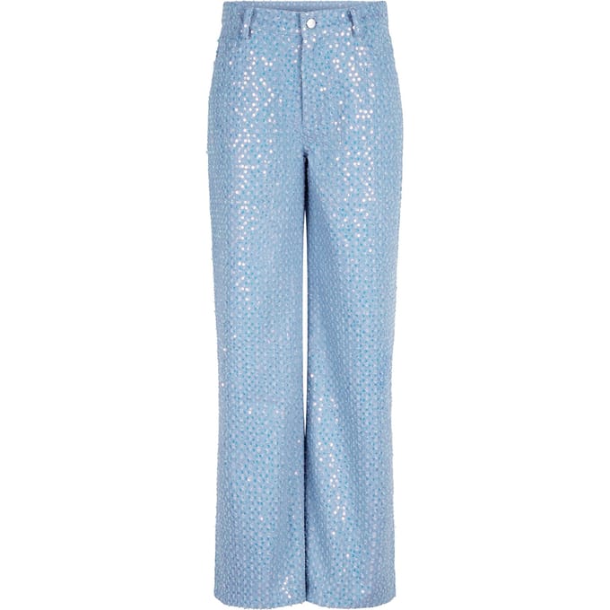 Dante6 Pearldrop Embellished Pants Sky Blue Größe: 38 | Stoffhosen Outlet | Damen | Blau