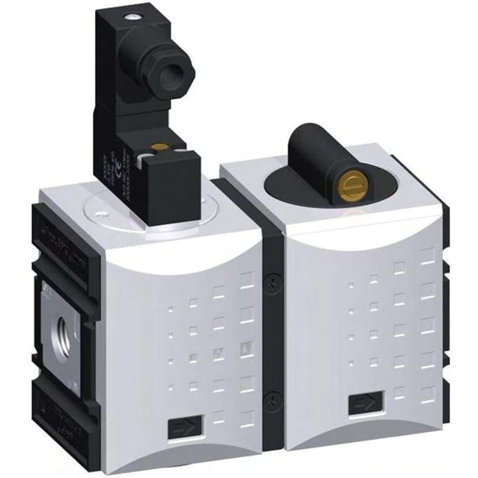 Soft-start Ventiel 1/4'' 24VDC 1300l/min Futura 1