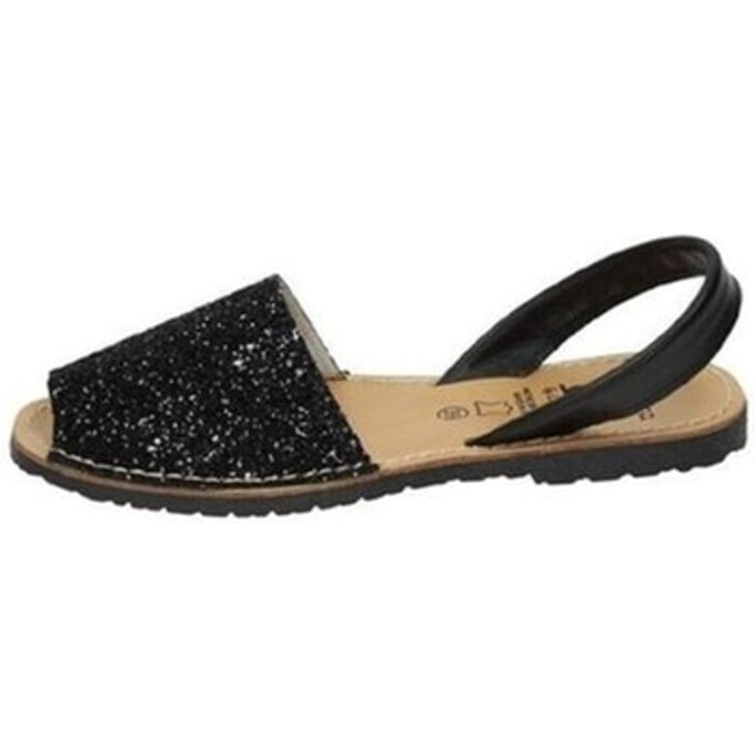 Platte sandalen Colores 201 G GS1 Negro