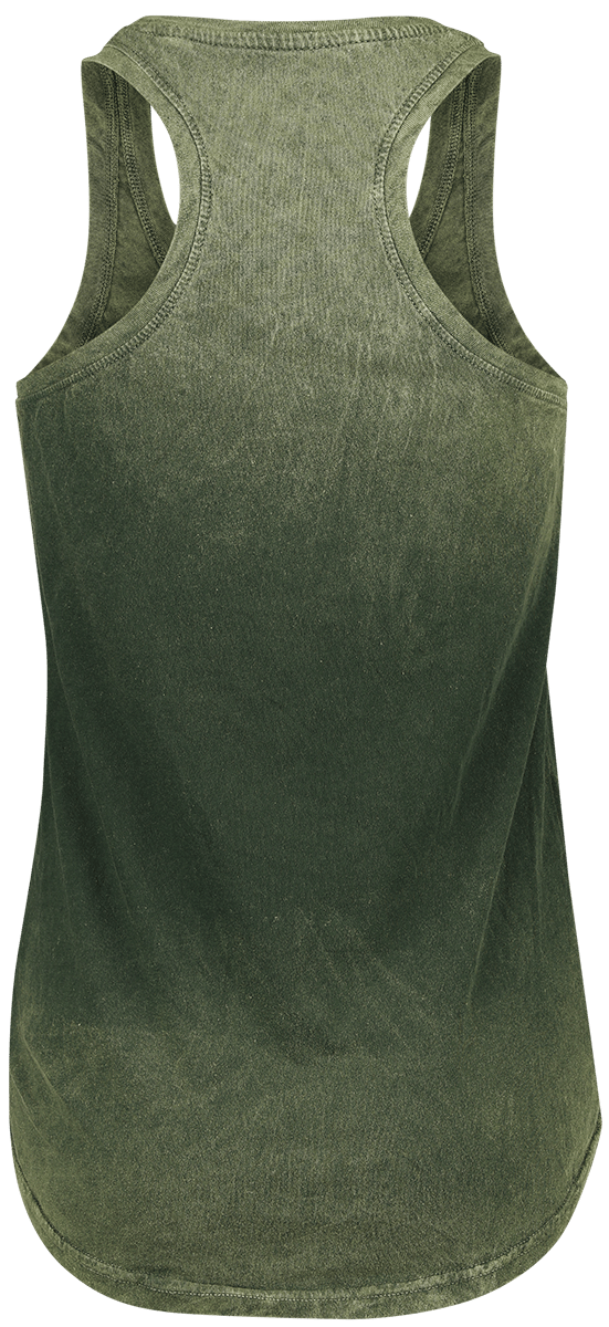 Outer Vision - Gothic Top - Elements - L tot XXL - voor Vrouwen - groen