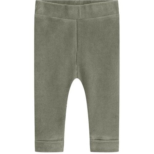 Prénatal newborn broek velours Light Khaki Green 44 unisex