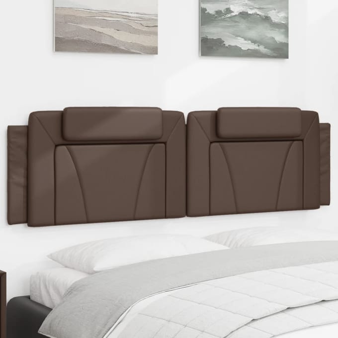 vidaXL Hoofdbordkussen "Viana" 180 cm kunstleer bruin