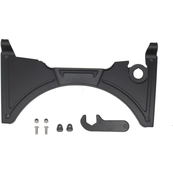Bouclier de carénage de Cockpit, déflecteur de courant ascendant, becquet de vent, accessoires modifiés pour moto black
