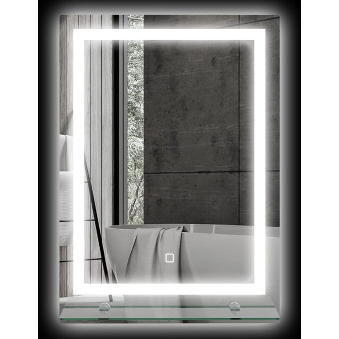 4goodz Badkamerspiegel 50x70 cm met touch verlichting en planchet