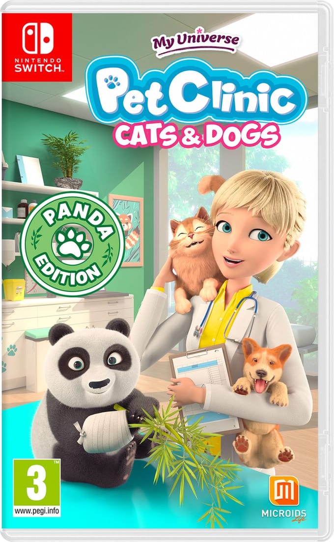 My Universe: Cats + Dogs Pet Clinic - Panda Edition - Nintendo Switch - Virtual Life
