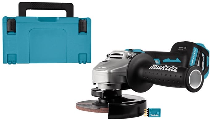 Makita DGA512ZJU 18 V Haakse slijper 125 mm