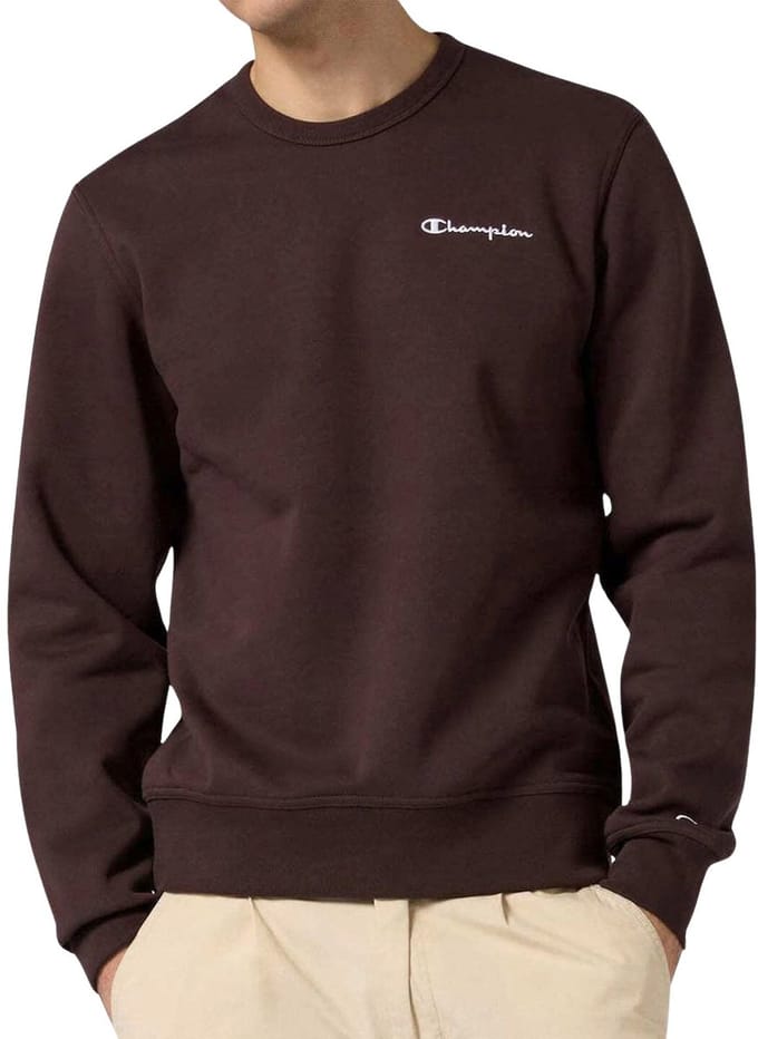 Champion Icons Small Logo Crewneck Sweater Heren - Maat L