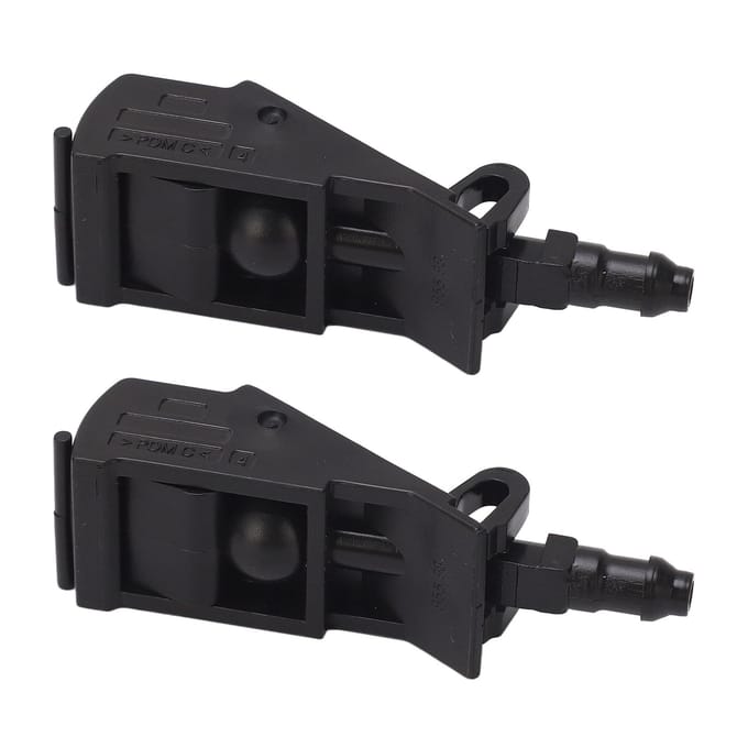 2 Pièces Gicleur de Lave-Glace Avant 6E0955985 Gicleur de Lave-Glace de Pare-Brise Durable pour black
