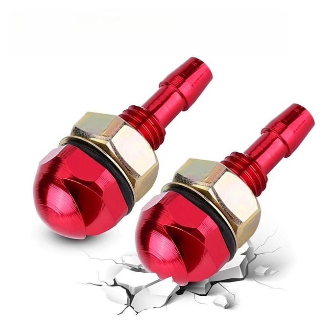 2 stuks Universele Aluminiumlegering Ruitensproeier Nozzle Auto Auto Voorruit Sproeier Ruitensproeier Nozzles Kit
