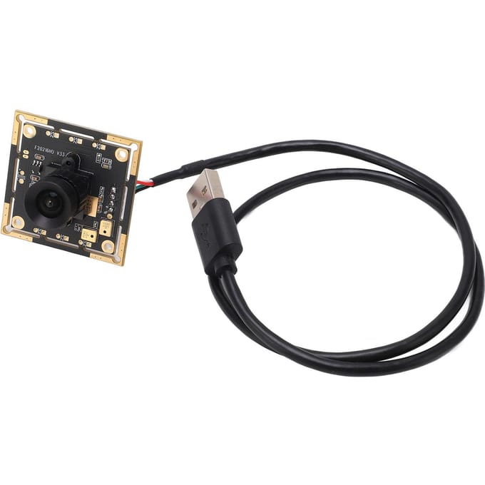 2MP Cameramodule Zwart Automatische Detectie Vervormingsvrij Lichtherkenning voor PC Industrieel black