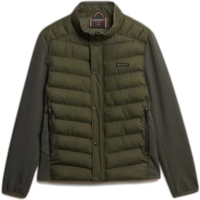 Superdry Storm Popper Softshelljas heren Donkergroen L