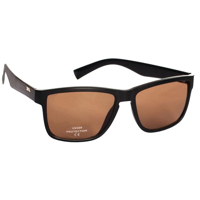 Trespass Zonnebril Mass Control Unisex Matzwart/bruin