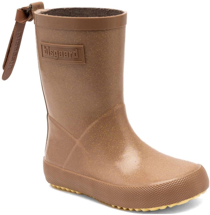 Bruine glitter kinderregenlaars Fashion van Bisgaard 31