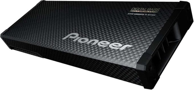 Pioneer TS-WX70DA – Actieve compacte subwoofer – Digitale Class-D versterker – Instelbare bass-control – Compact inbouwmodel