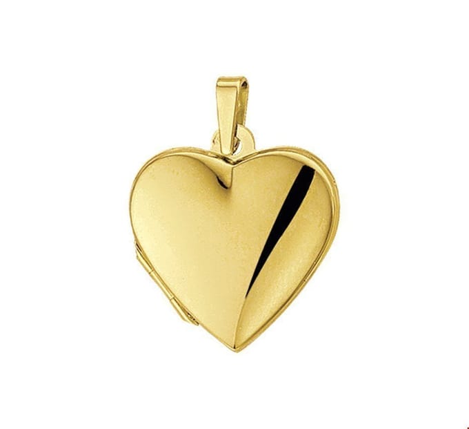Geelgouden Medaillon hart 4005797
