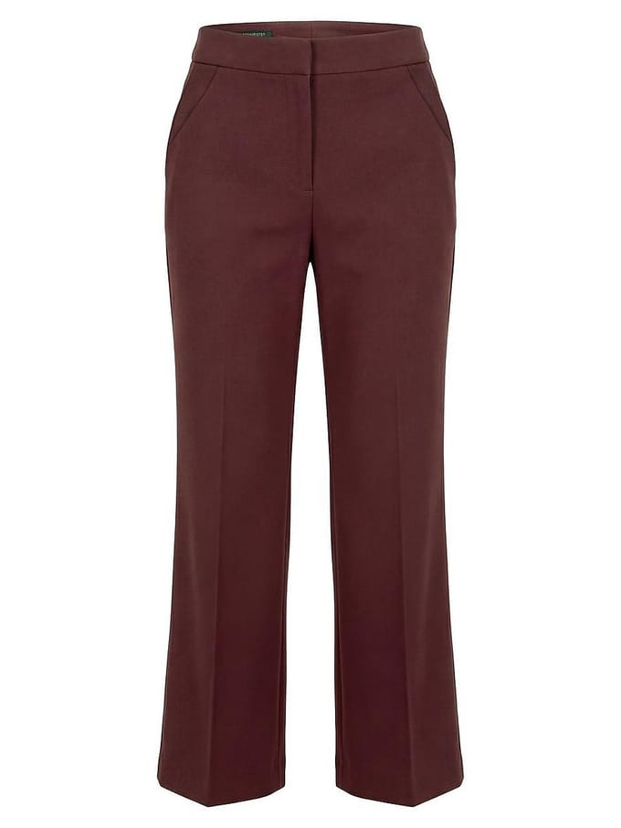 Enkellange broek Van Fadenmeister Berlin rood