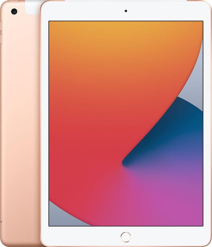 Apple iPad (2020) - 10.2 inch - WiFi + 4G - 32GB - Goud