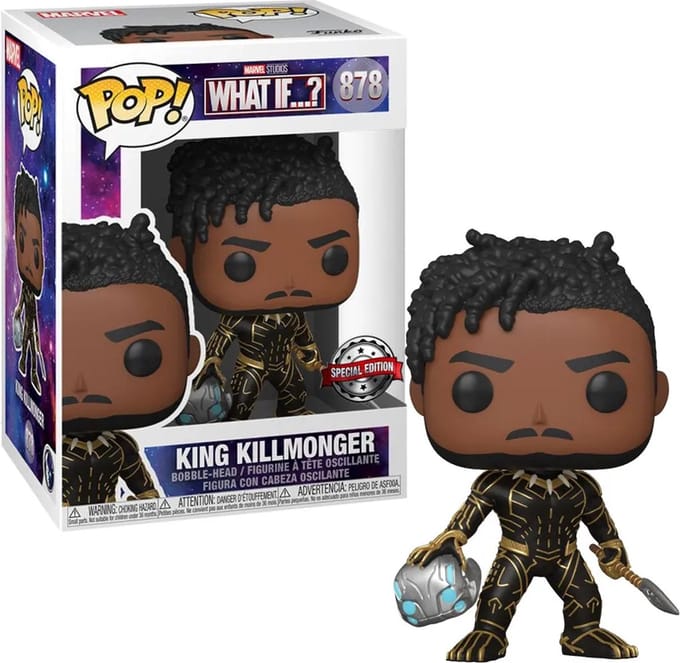 Funko Pop! What If…? - King Killmonger #878 US Exclusive