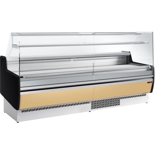 GGM Gastro Kühltheke - 2560mm - 1 Ablage - Frontblende Beige