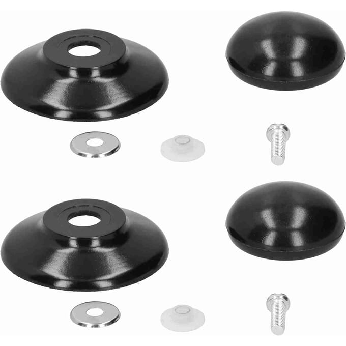 2 stuks dekselknoppen met schroeven, universele pandekselgreep, accessoire voor keukenkookgerei gray