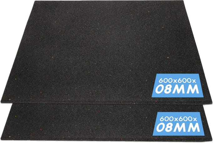 Bodo® 2 x Anti Trillingsmat Wasmachine en droger - 60x60x0.8cm