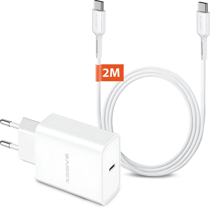 USB C Adapter Set - 2 Meter - Geschikt voor Samsung Galaxy A16, A55, A25, A05s, A15 5G, A14, A53