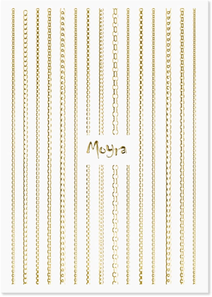 Moyra Nailart Strip Chain 01 Gold