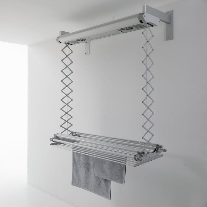 Foxydry Air 122 cm electrisch plafonddroogrek wandmontage - 122 X 57 X 30 cm