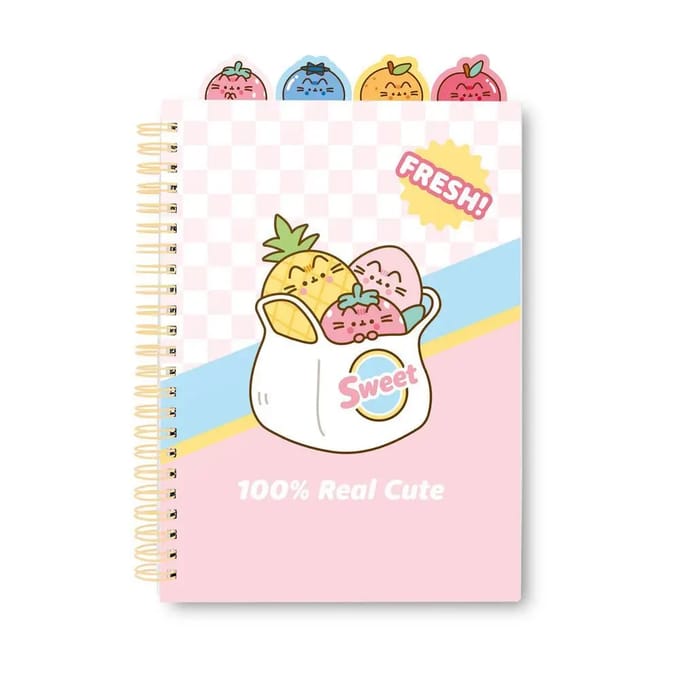 Pusheen - A5 Notebook / Notebook from the Fruits collection