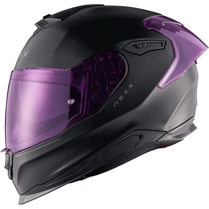 Nexx Y.100R Subsonic Mat Zwart Roze Integraalhelm - Helm