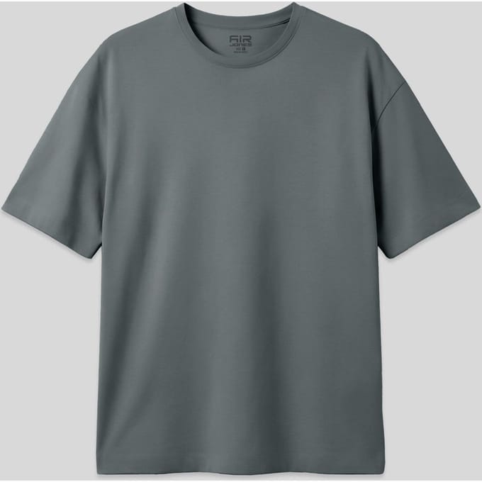 Oversized Katoenen Crew Neck T-Shirt