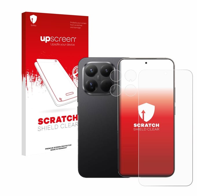 upscreen - Screenprotector voor Xiaomi 15T Pro (Voor+Camera) - Folie Beschermfolie transparant